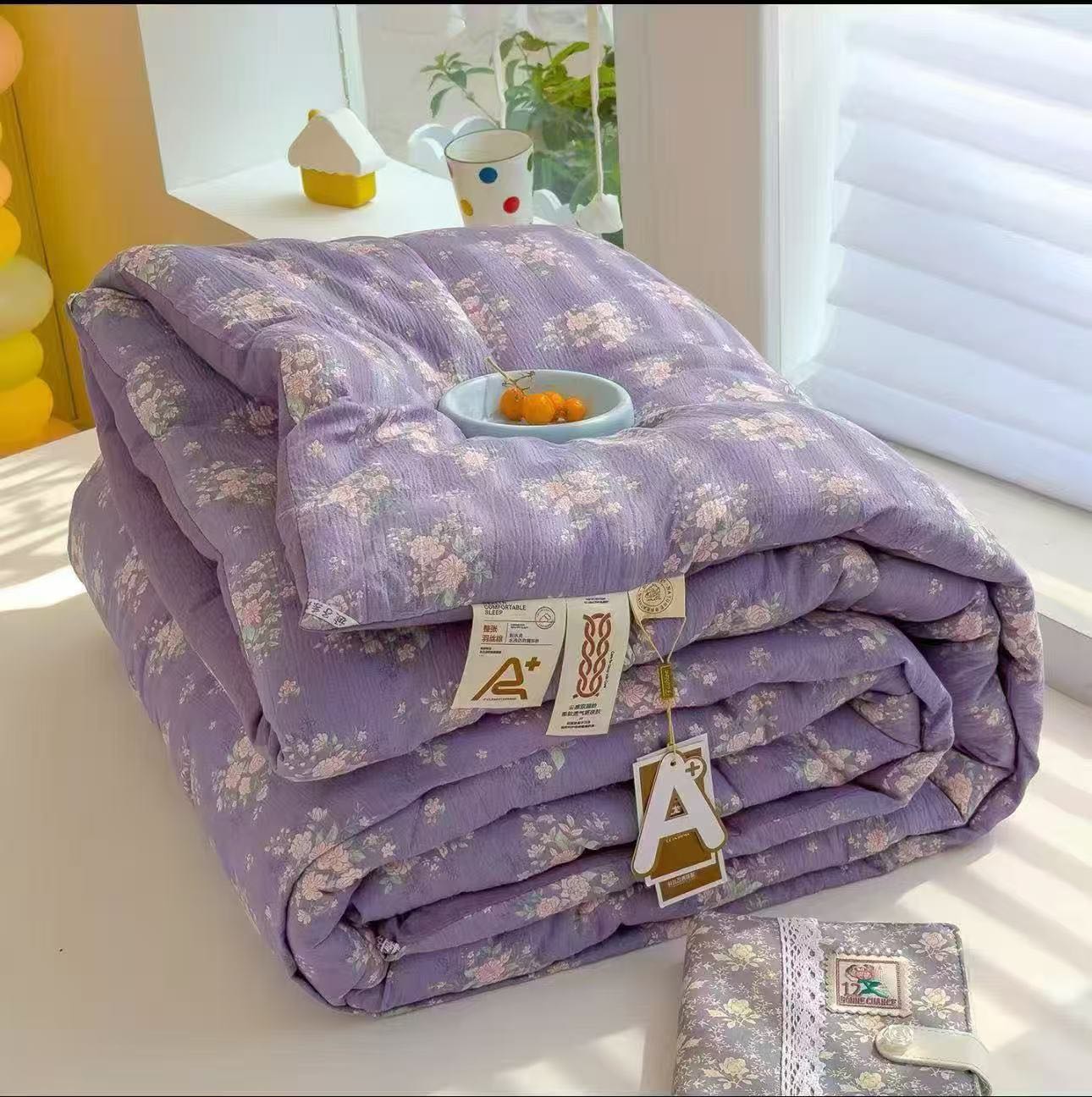 云朵双层纱秋冬棉被加厚四季保暖4斤半