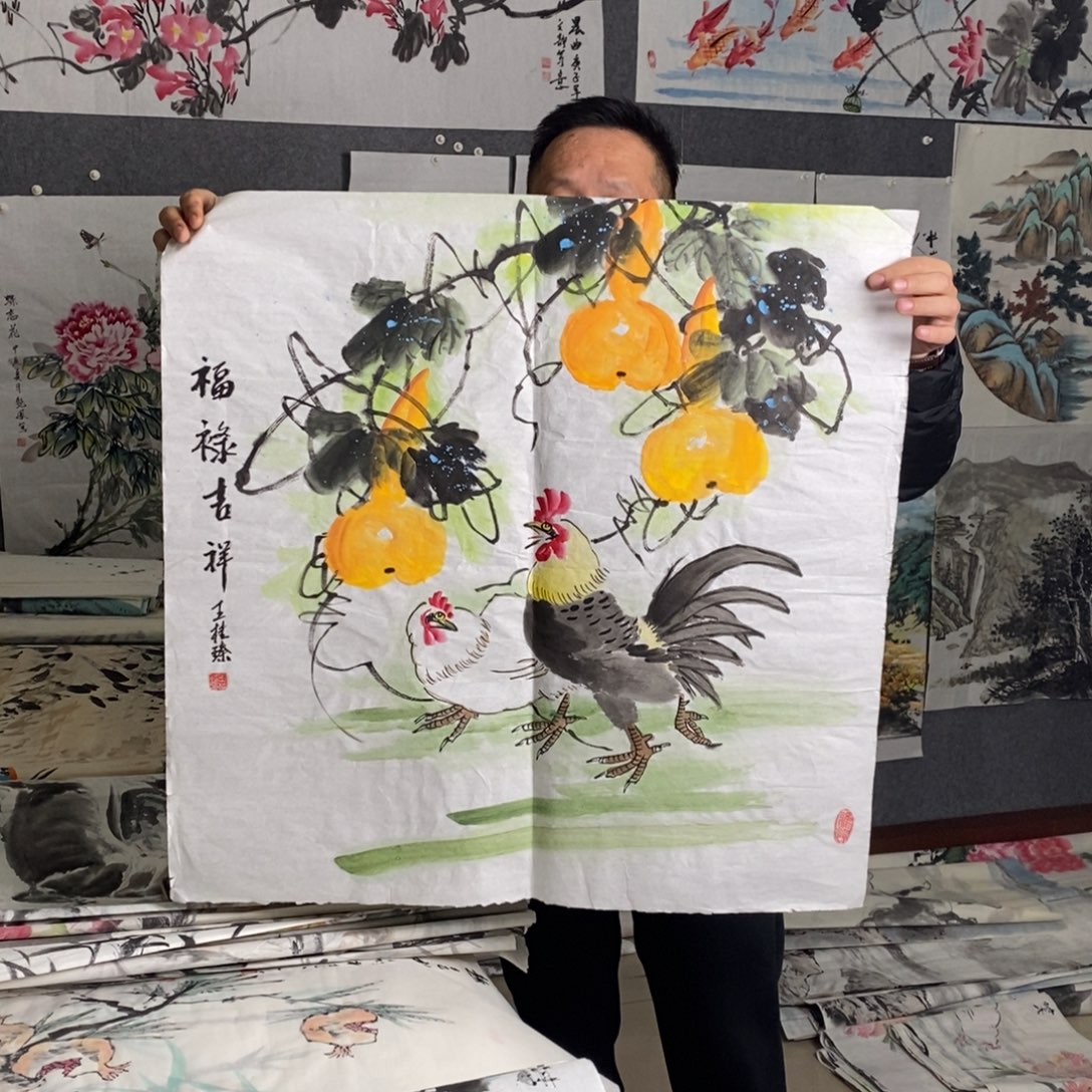 国画手写手绘国画作品47