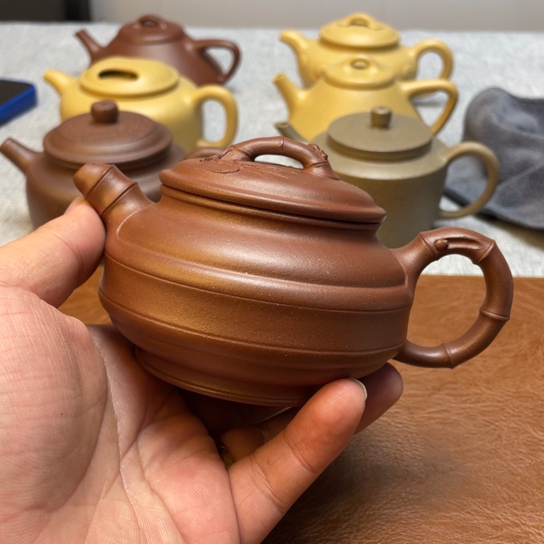 紫砂茶壶茶***菜全手双线