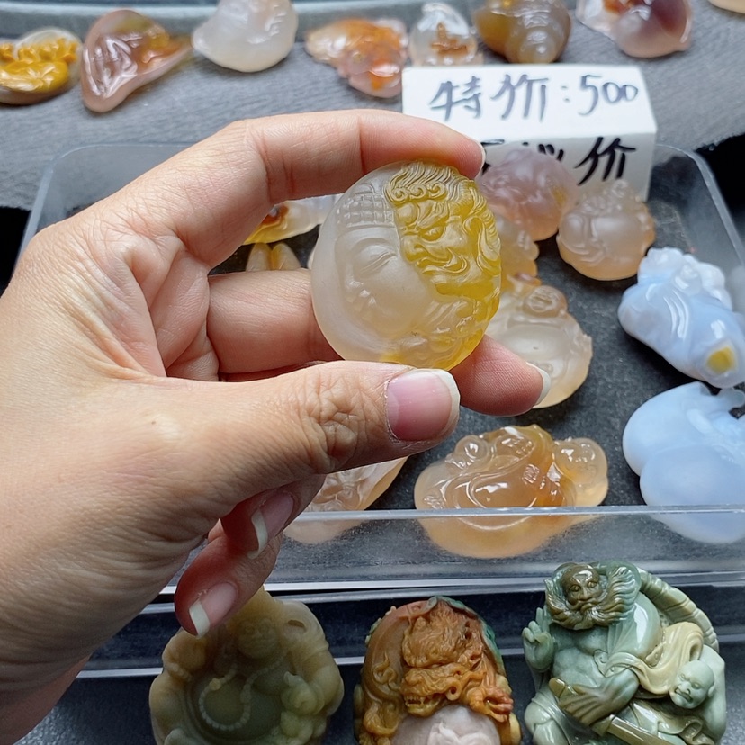 【闪购商品】未镶嵌吊坠定制玛瑙