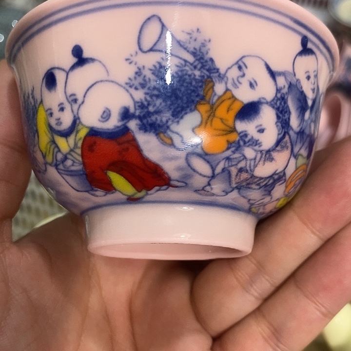 摆件景德镇陶瓷主人杯13445