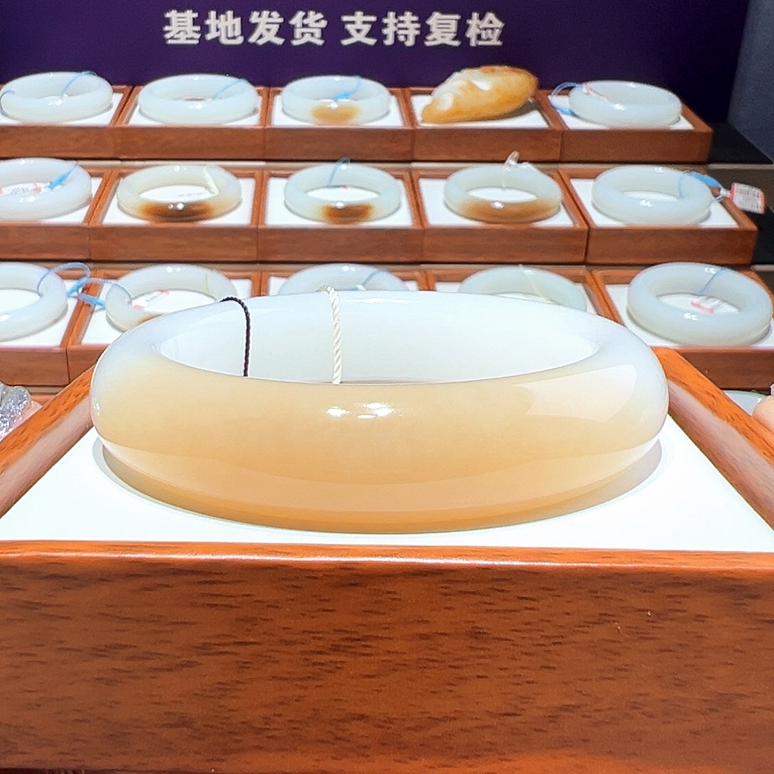 和田玉手镯 57 58未镶嵌