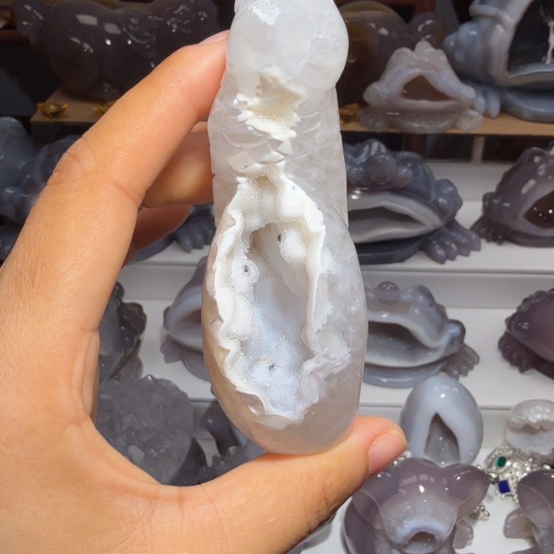 玛瑙/玉髓未镶嵌摆件