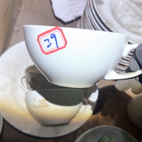 瓷片国营厂库存微瑕11.5厘米29