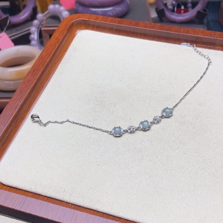 非金属翡翠手链孤品