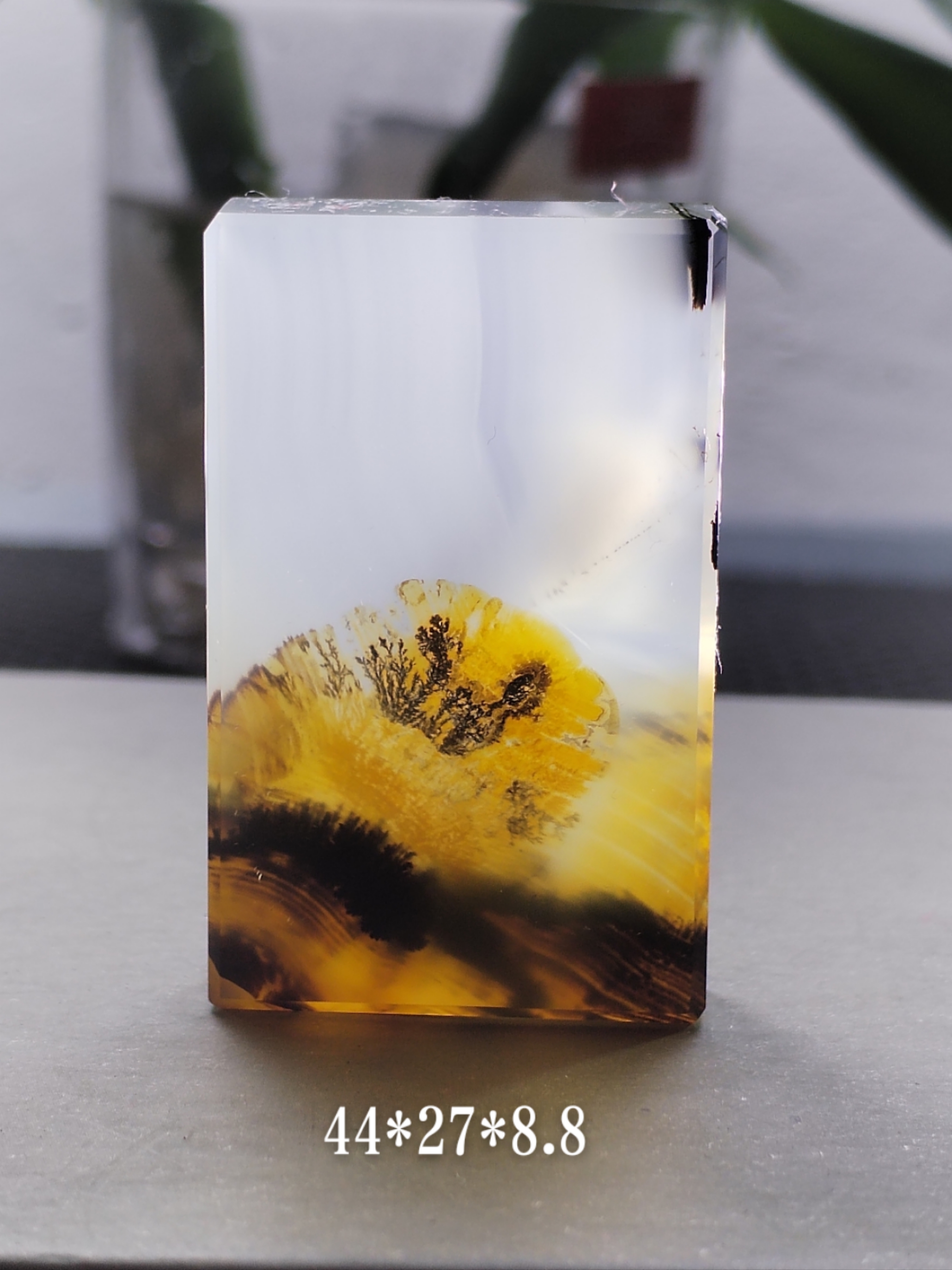 天然海洋玉髓风景吊坠上新货