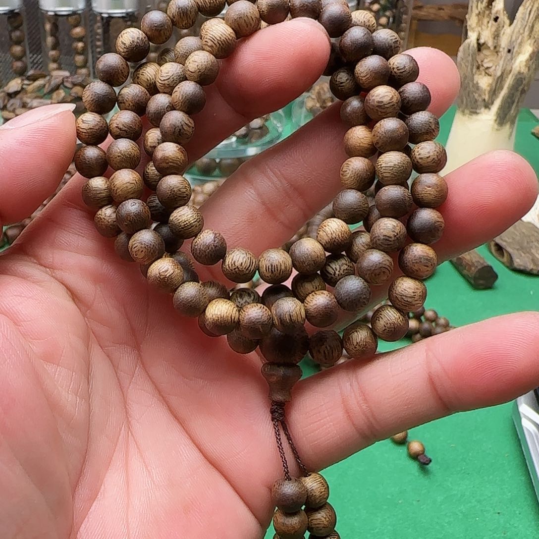 沉香手串海南白棋