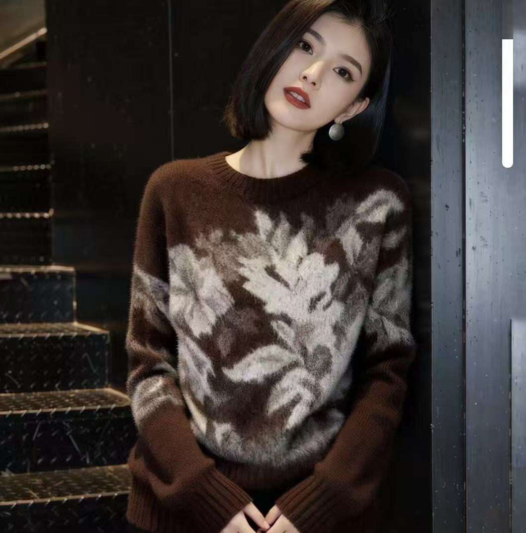 【相濡以沫】新中式国风毛衣高级感超好看针织秋冬新款今年流行爆款