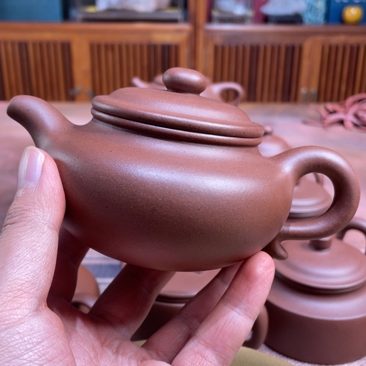 溜****茶壶紫砂宜兴紫砂原矿紫砂壶