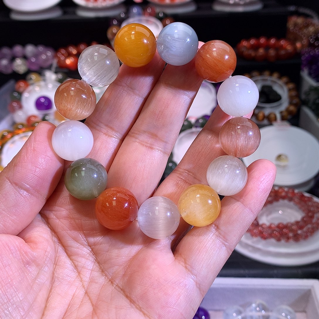 水晶手链未镶嵌15➕兔毛