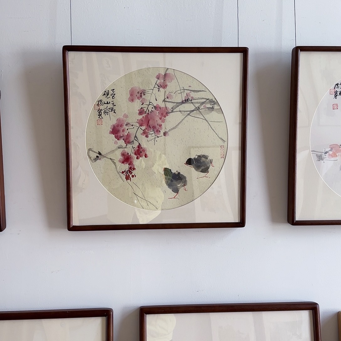 国画揭宽老师写意花鸟画