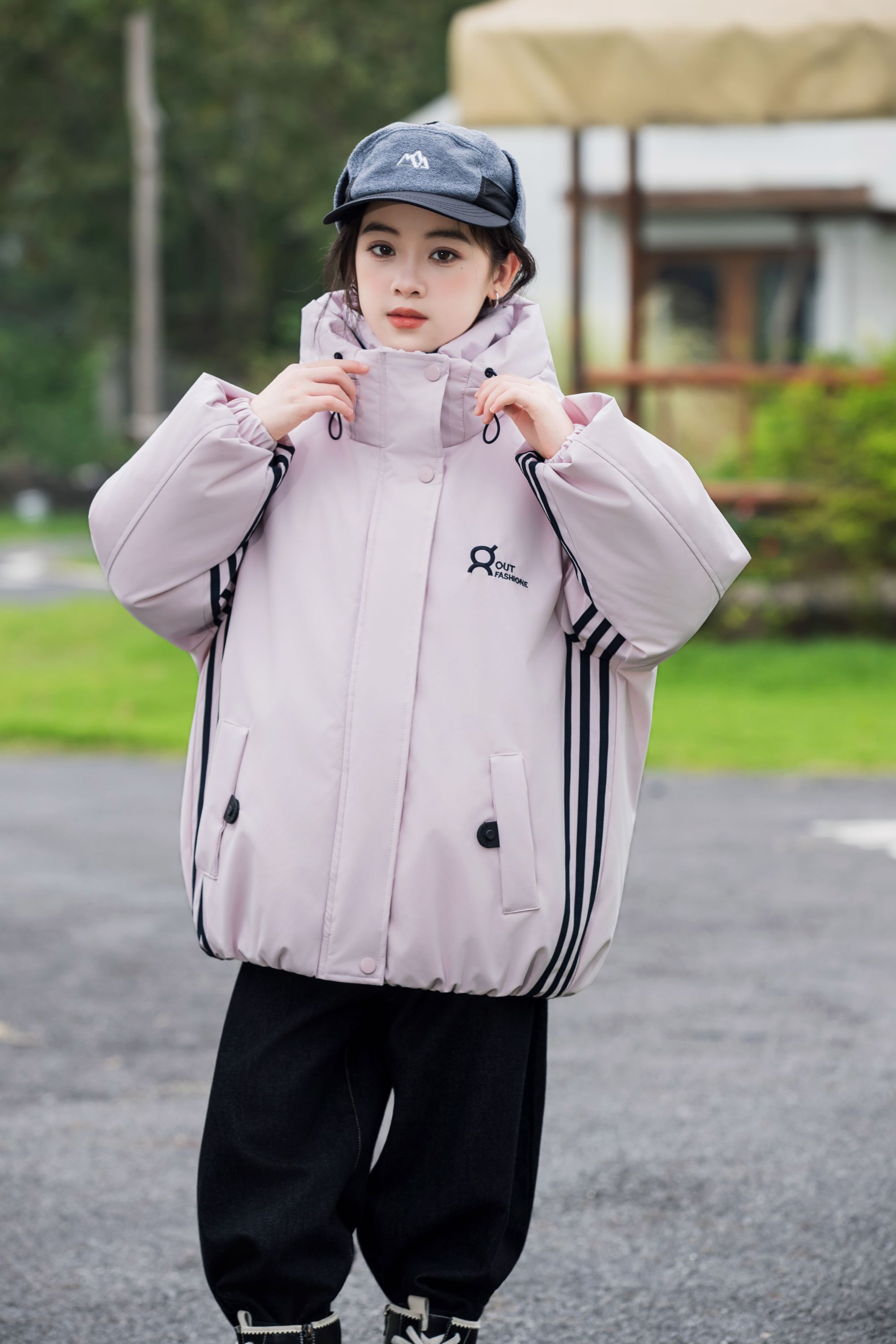 男女童冬季羽绒棉服儿童中大童新款冬装棉袄2025加厚棉衣外套