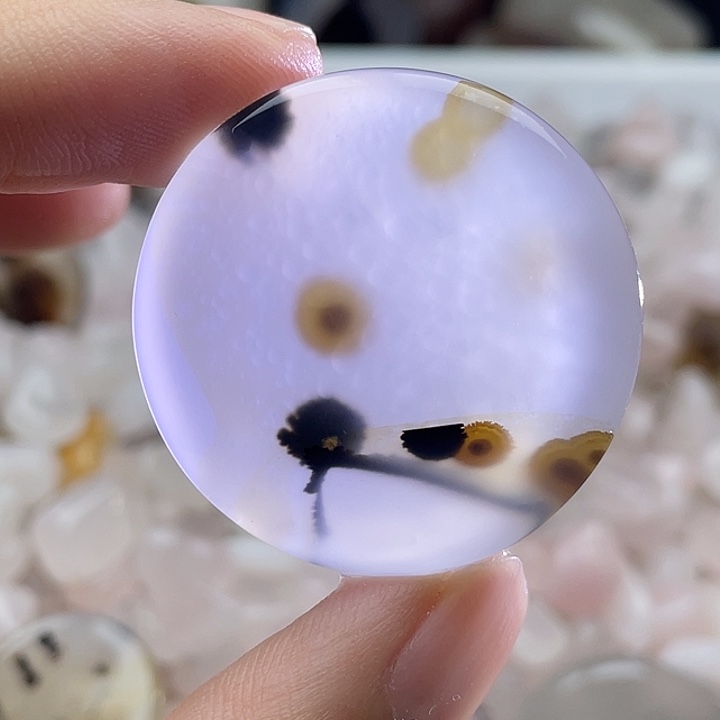 玛瑙/玉髓合金颈饰