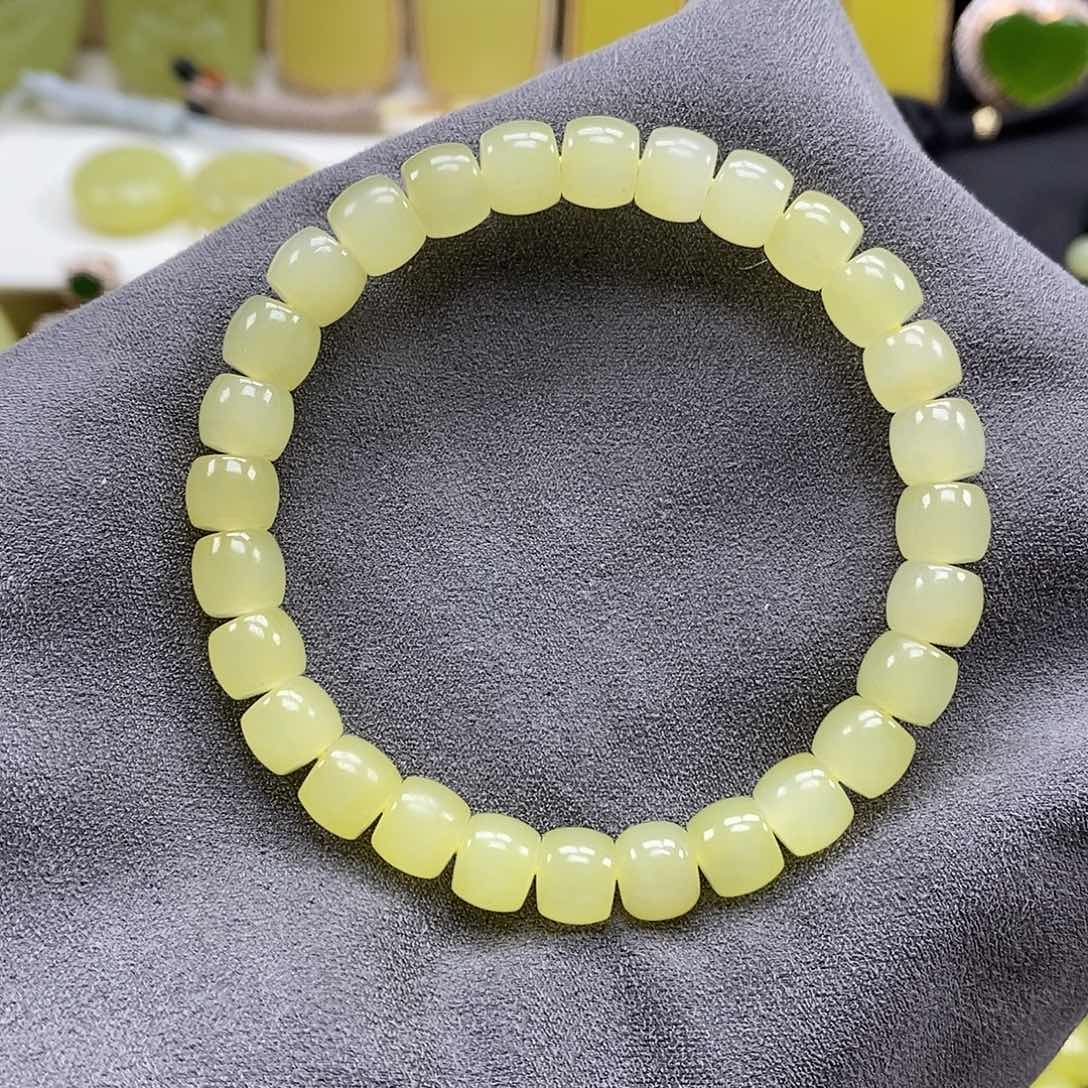 和田玉（黄玉）未镶嵌手链