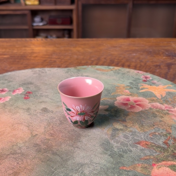 柴烧纯手工手绘陶瓷