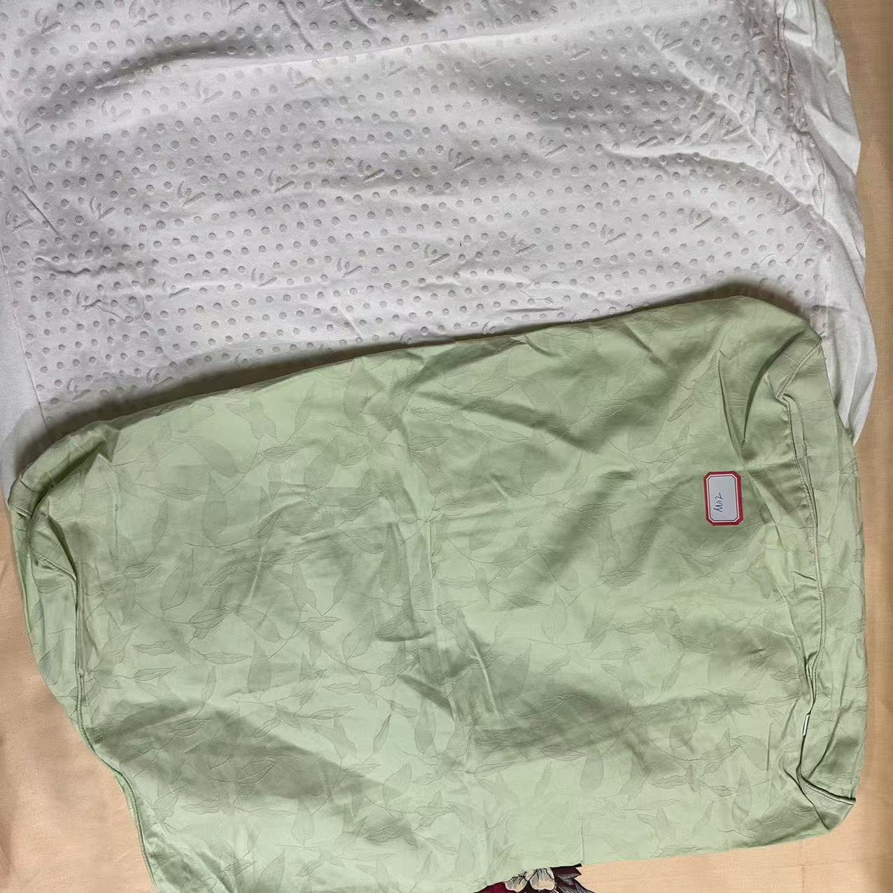 M112罗布麻睡眠颈椎枕套60*34*10cm一对出 两个内胆两个外套