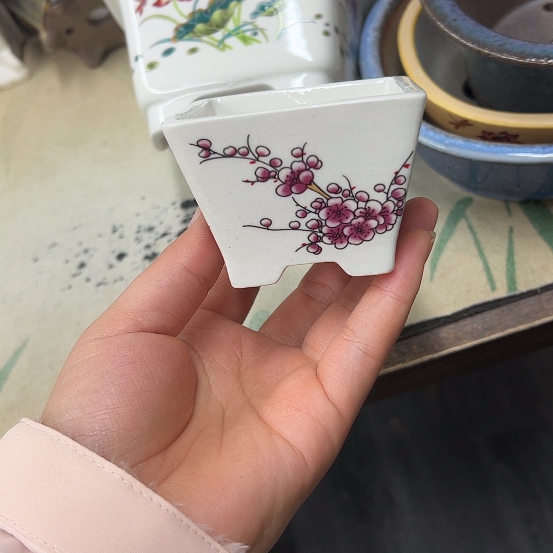 紫砂花盆375号瑕疵7/5cm