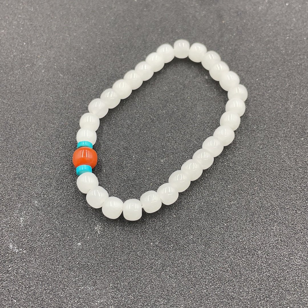 BY0221FWJB标040 和田玉手串