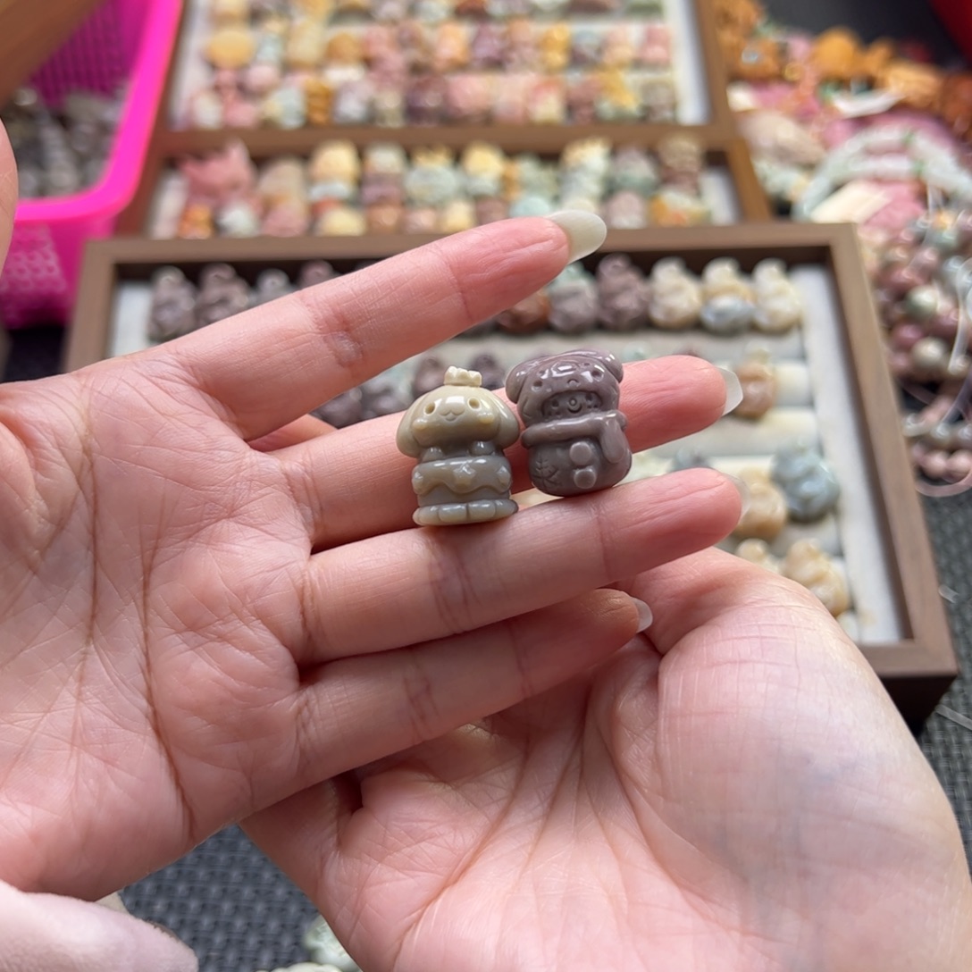 幸***喵石英质玉未镶嵌珠宝半成品