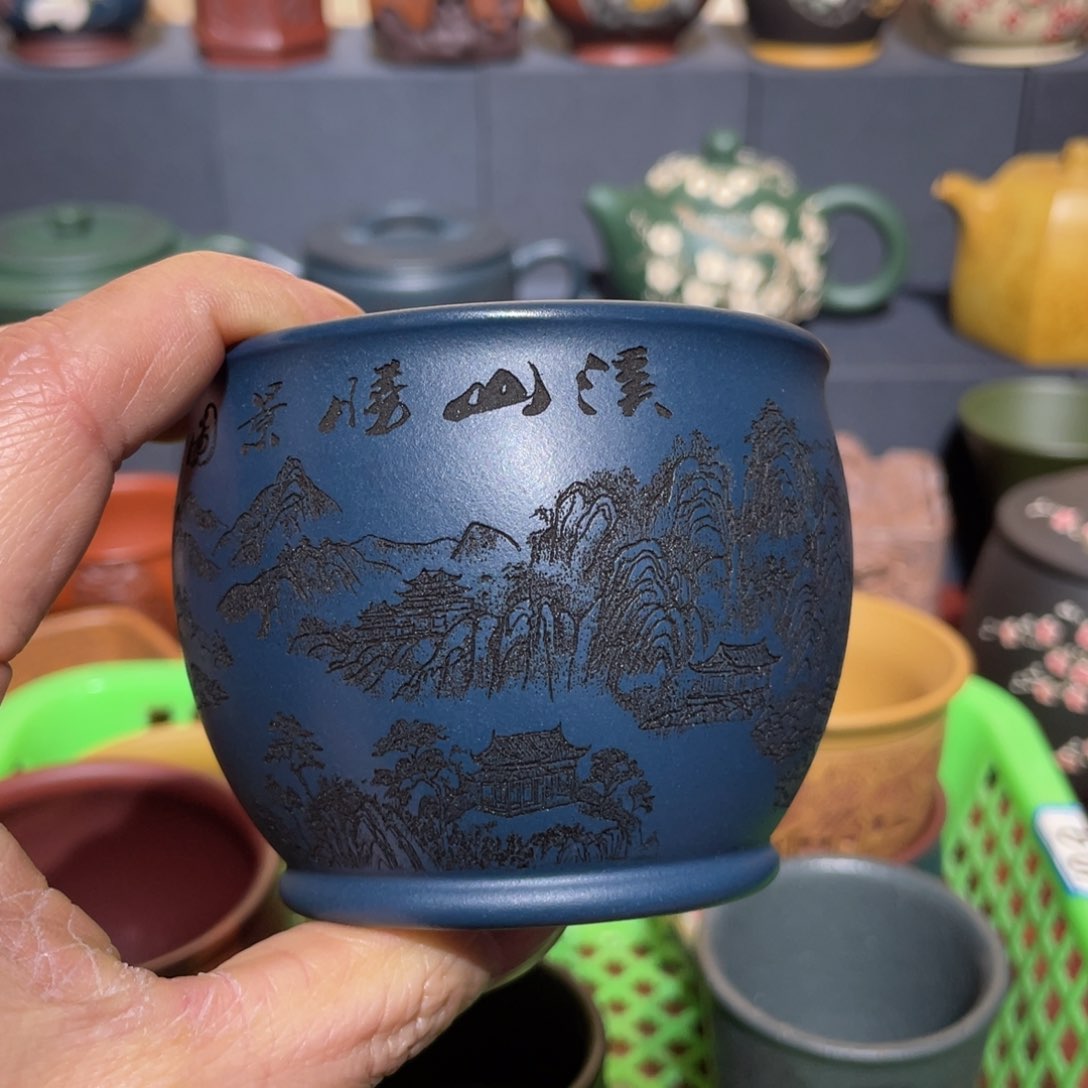 原矿紫砂手工主人杯