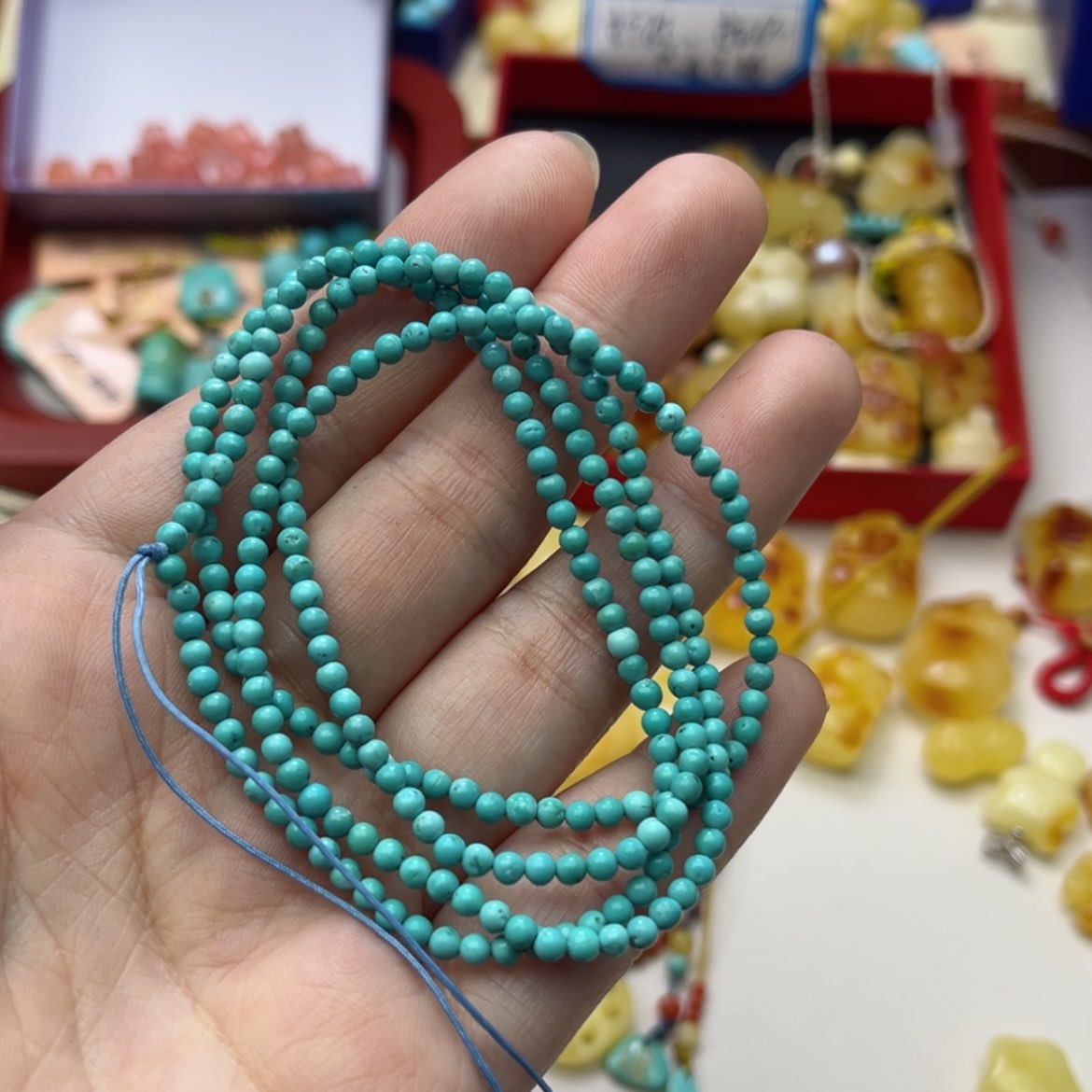 【闪购商品】绿松石颈饰未镶嵌