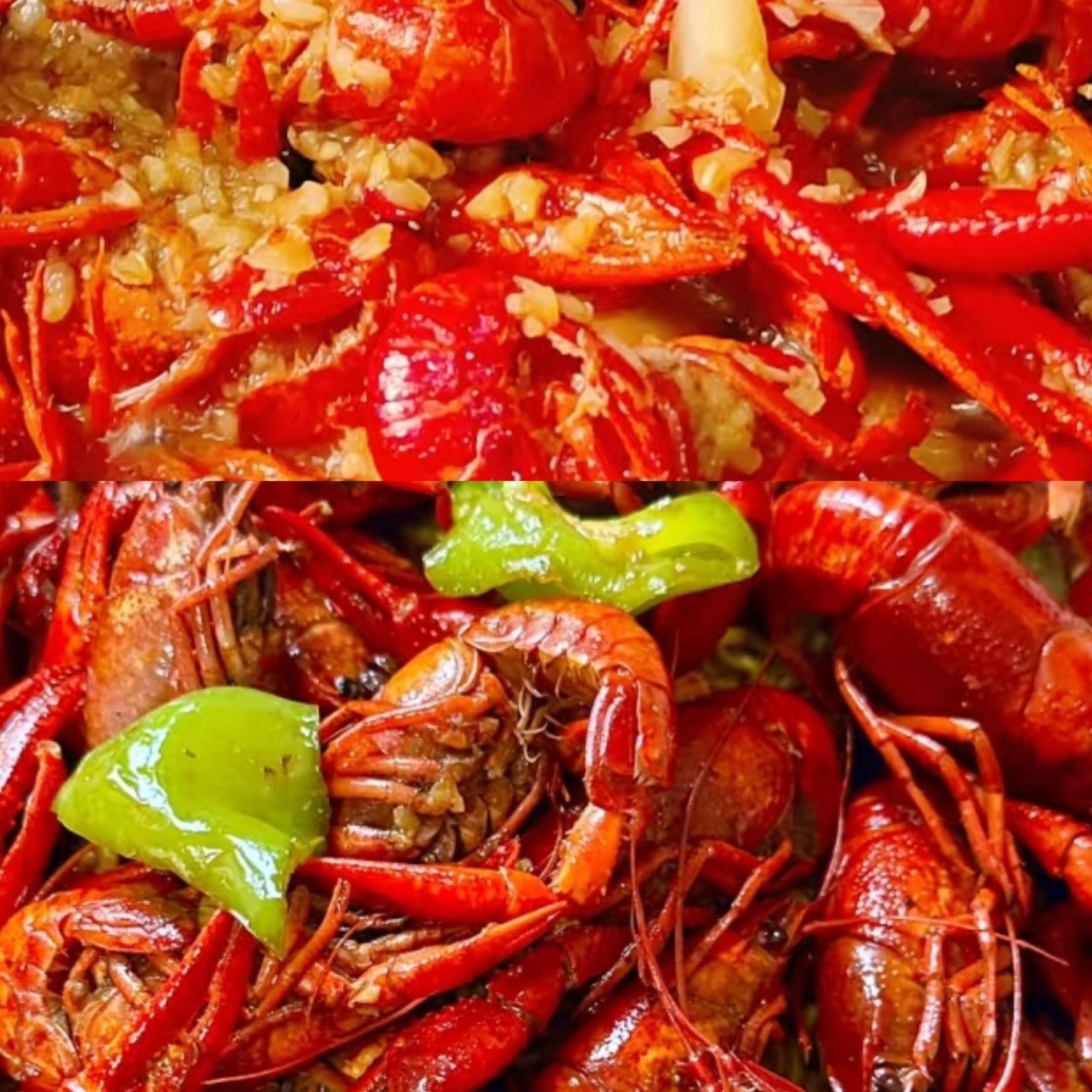 【麻辣小龙虾2斤+蒜蓉小龙虾2斤】4-6钱大虾，先称重后加汤，配送到家小龙虾同城