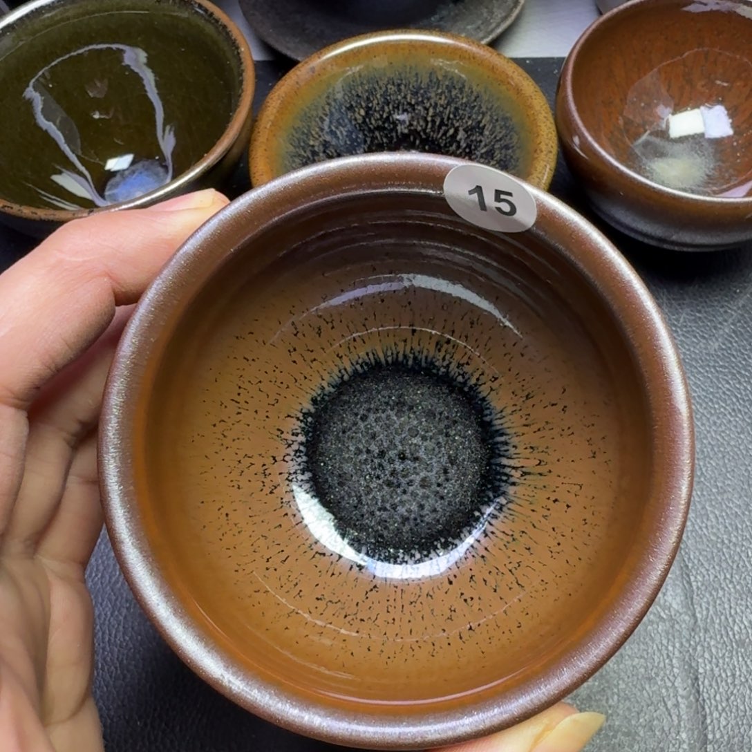 摆件古时茶器建窑建盏15