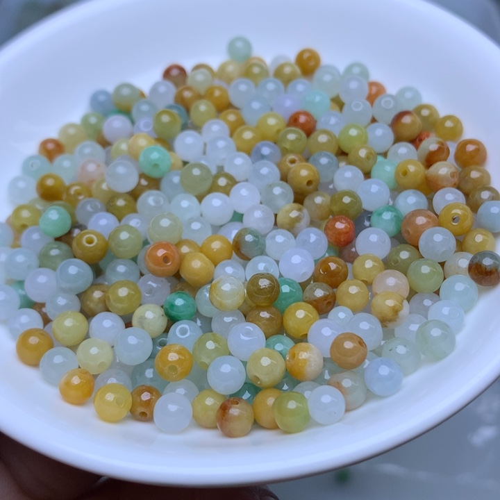 散珠翡翠卡5冰三彩40个单圈