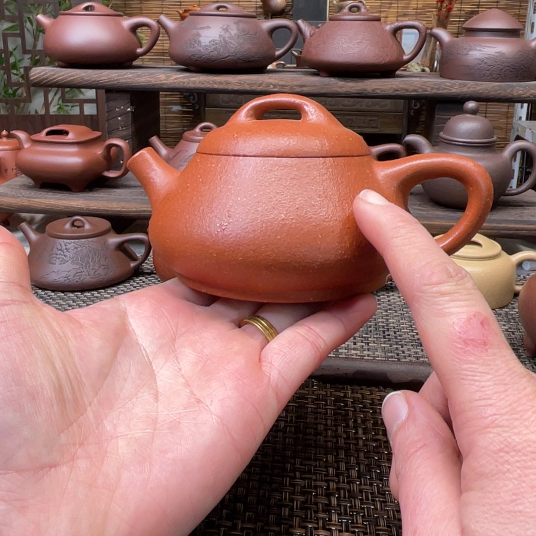 紫砂茶壶宜兴原矿紫砂手工制240全