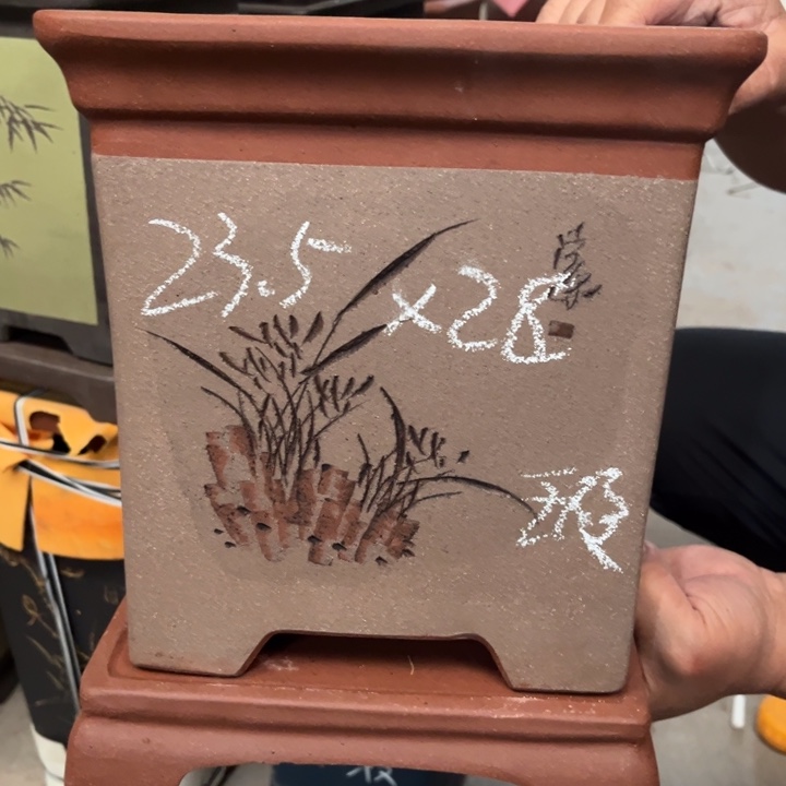 紫砂花盆紫砂花盆