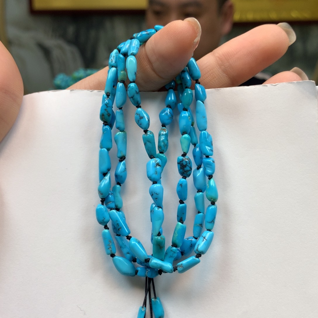 绿松石长链未镶嵌