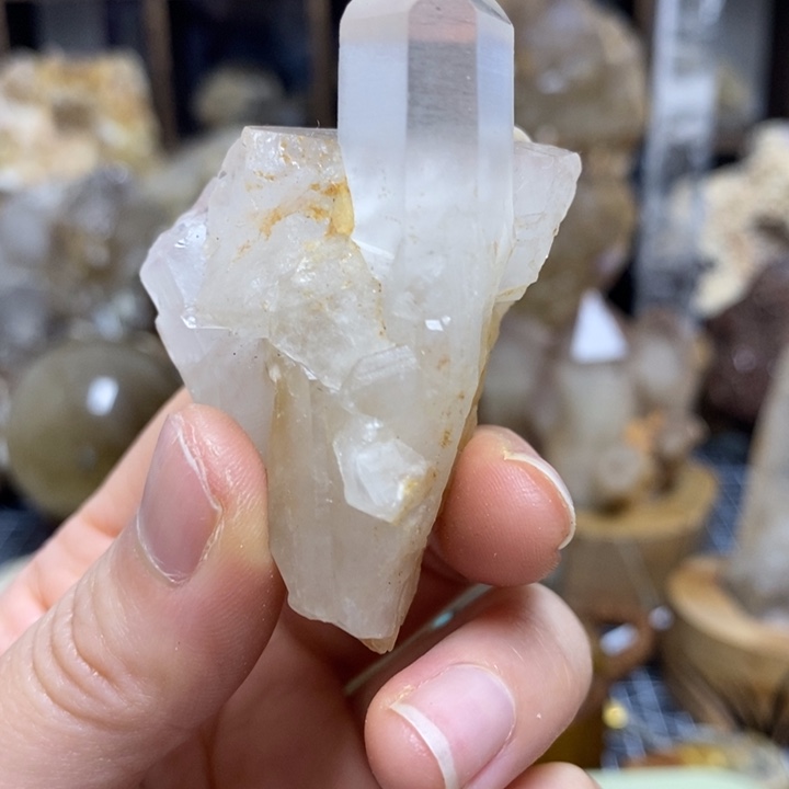 水晶水晶柱未镶嵌