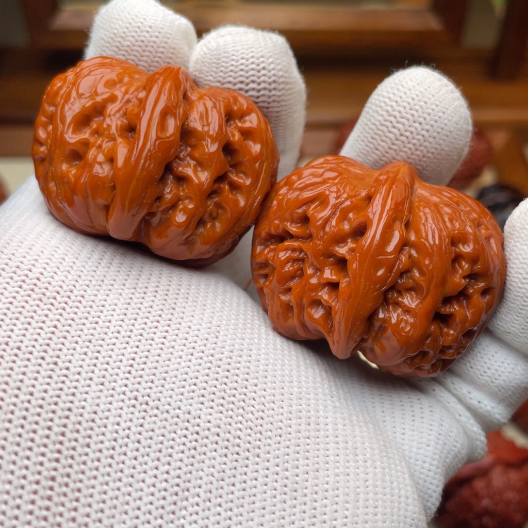 文玩核桃把件元宝 41