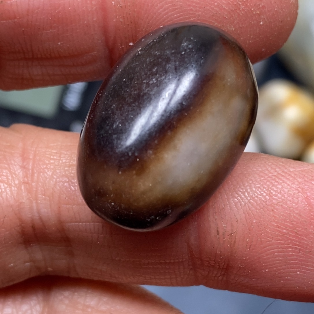 和田玉挂件足银镶嵌