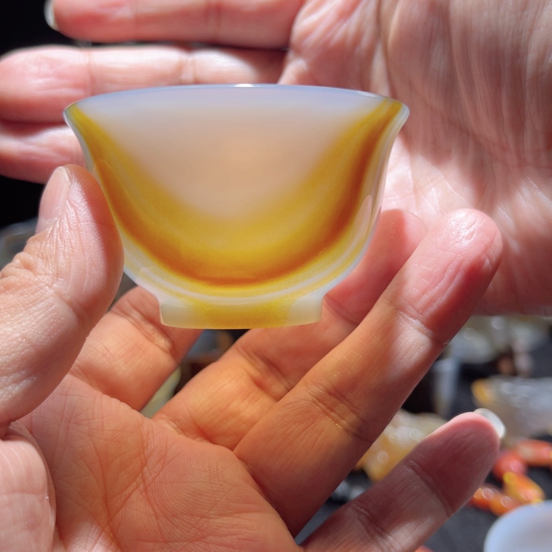 玛瑙/玉髓50毫升茶器未镶嵌燕*