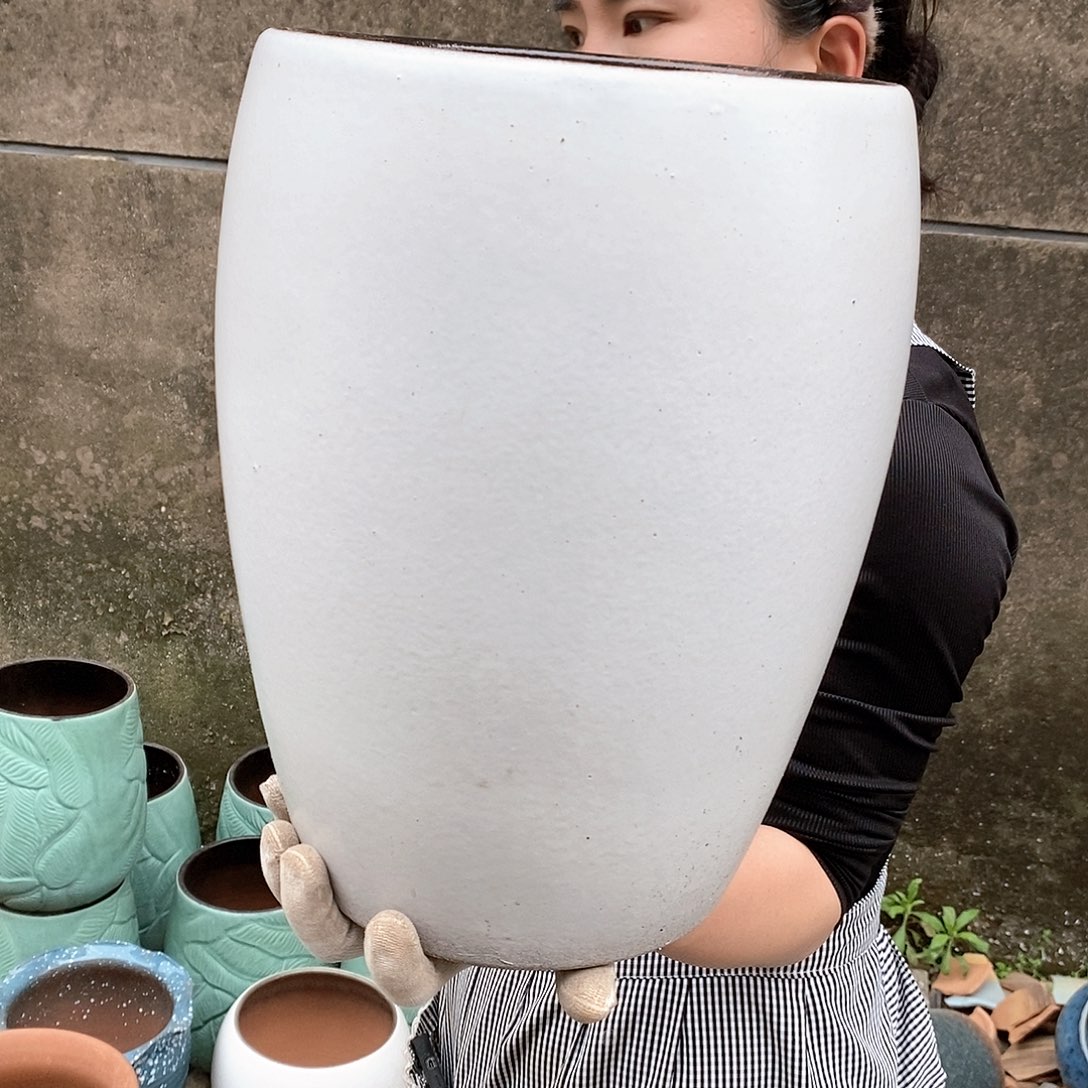 紫砂花盆正品口22高32