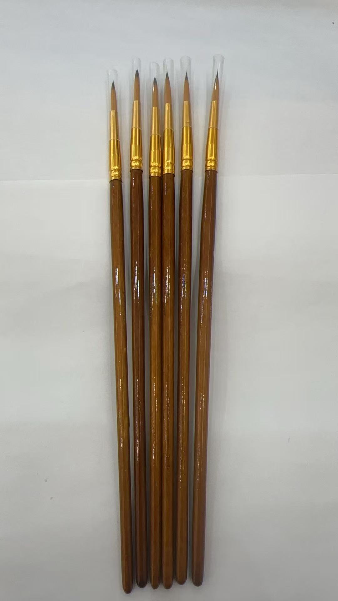 6支棕色勾线笔出口级