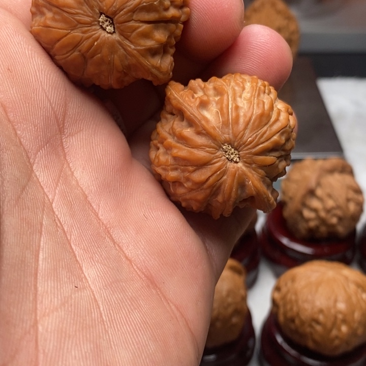 顺***易文玩核桃把件36磨盘