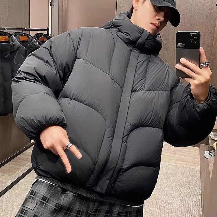 240克充绒！奢级尖货！云朵泡芙 新国标90白鸭绒男连帽羽绒服2511