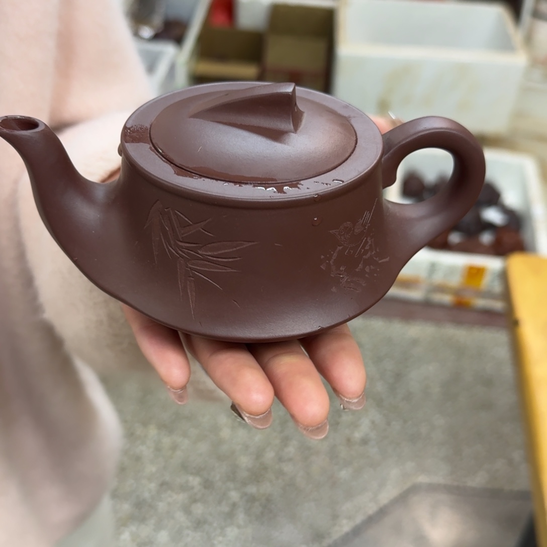 紫砂茶壶紫砂壶一帆风顺240cc