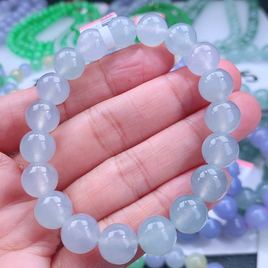 翡翠手串未镶嵌卡10mm