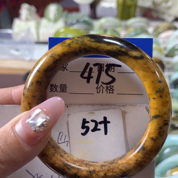 蛇纹石玉手镯未镶嵌475