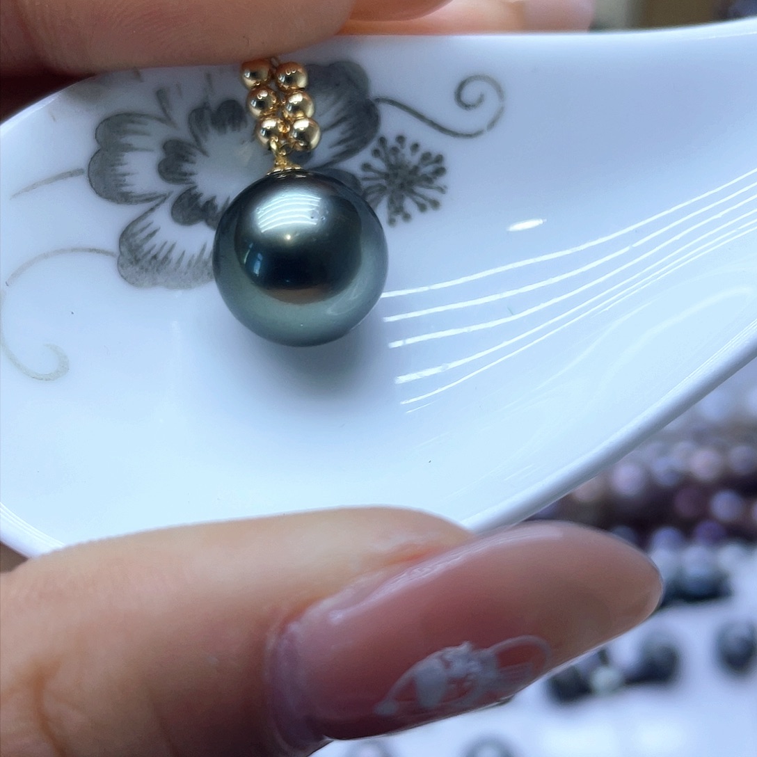 海水珍珠颈饰18K金镶嵌