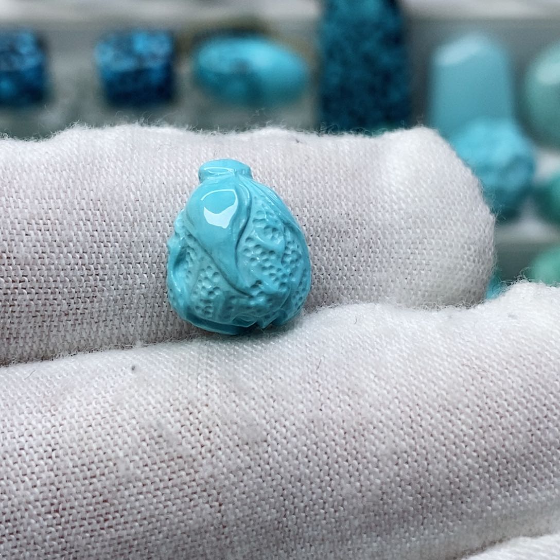 绿松石珠宝奇石未镶嵌