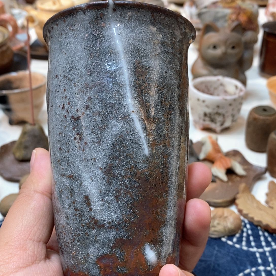 柴烧侘寂粗陶茶具