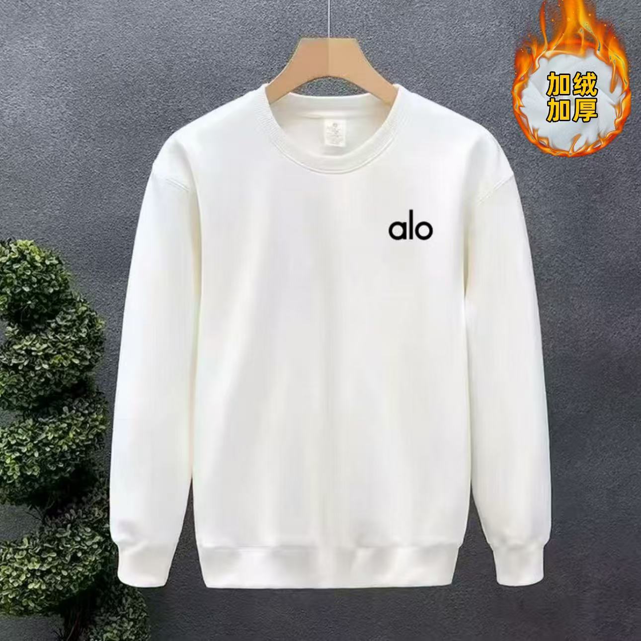 【加绒加厚】秋冬圆领卫衣休闲时尚百搭男女长袖印花卫衣 小AL