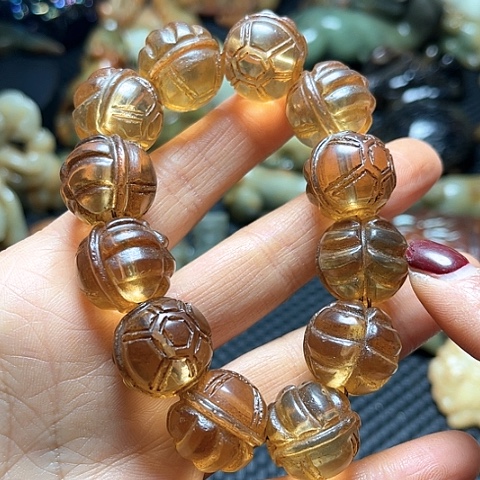 白玉菩提吊坠摆件