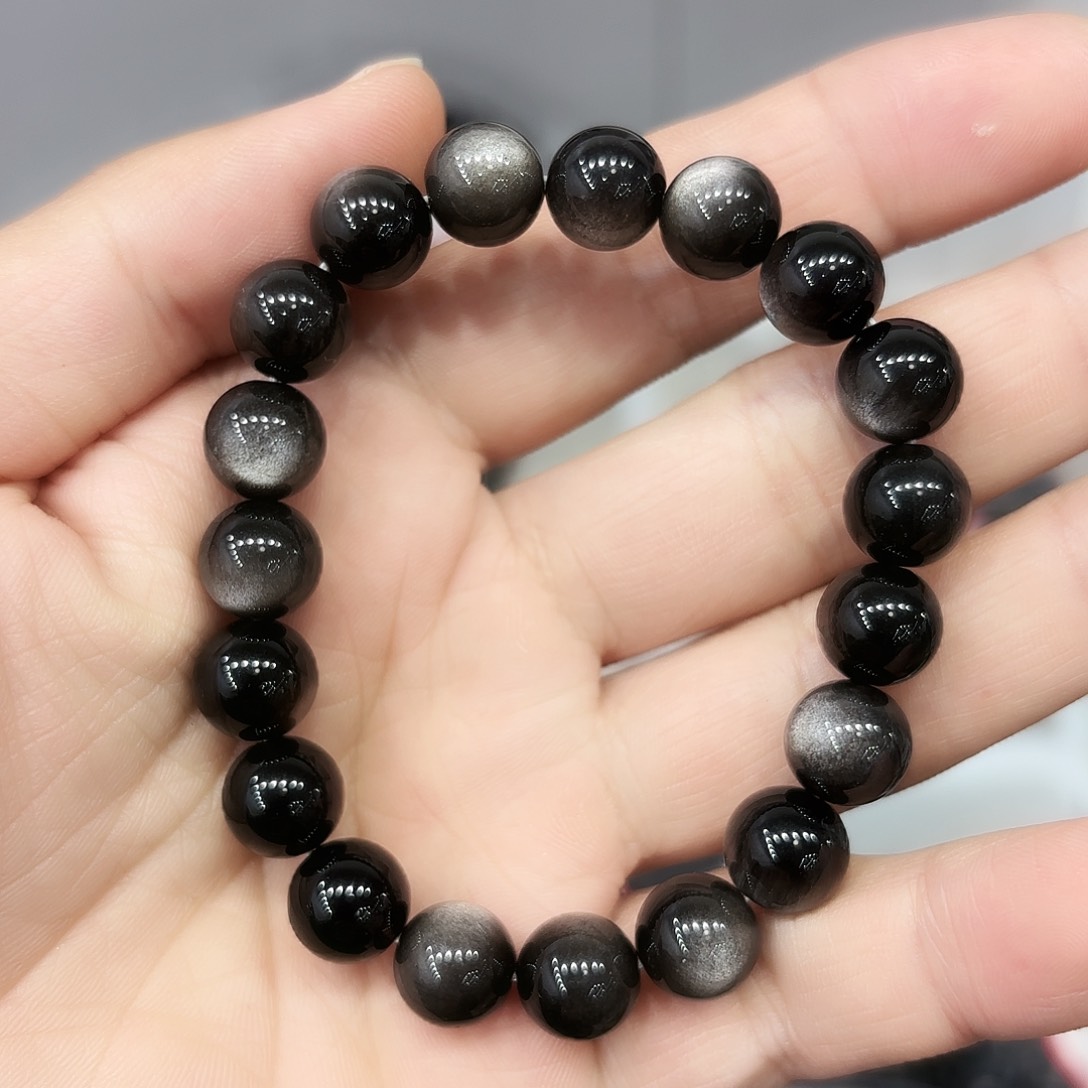 水晶手链未镶嵌银卡10