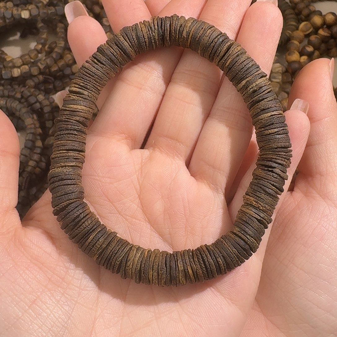 沉香手串奇楠沉香沉水1.0片珠