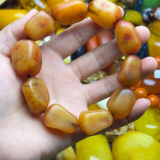 未镶嵌琥珀手链蜜蜡